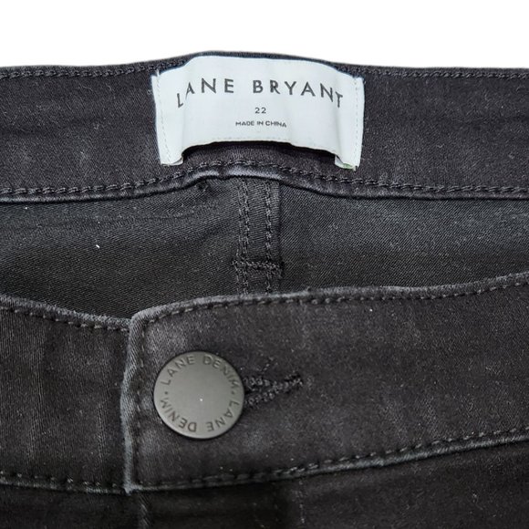 Lane Bryant Mid Rise Flex Magic Waistband Signature Fit Denim Skinny Jean 22 - Picture 7 of 7